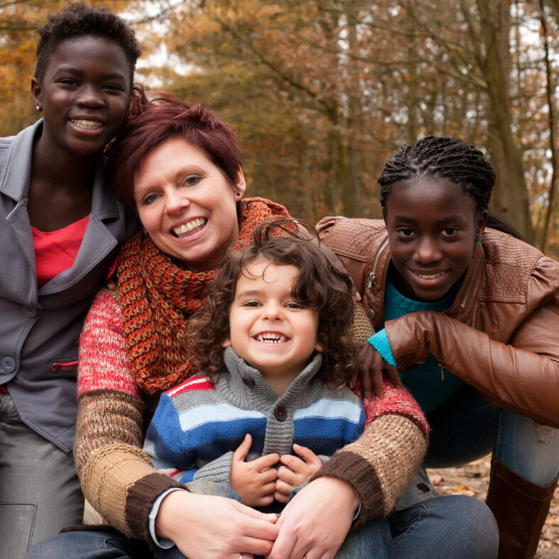 We work with diverse families.